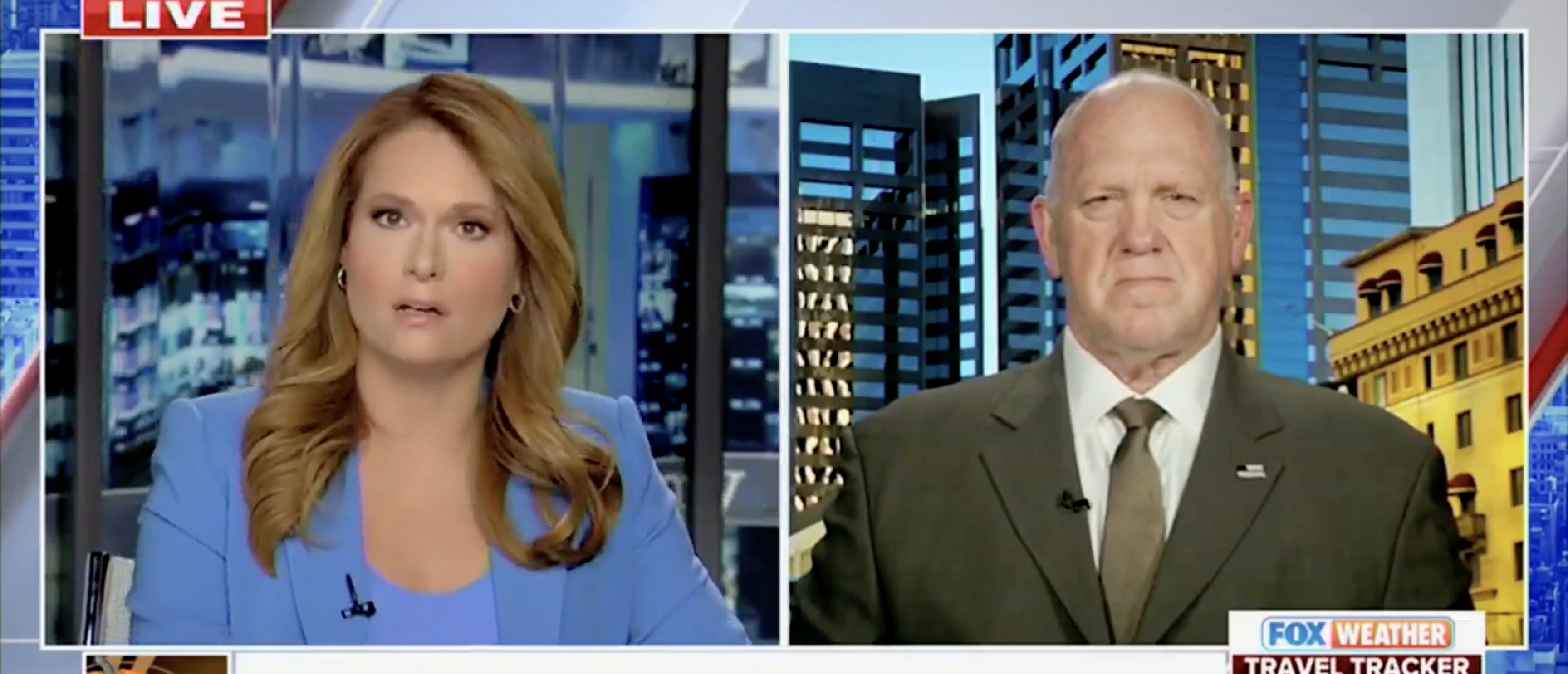 ‘If You Want Something, Come Get Some’: Tom Homan Responds To Threats Live On Air